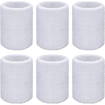 Bandeaux De Poignet Willbond - Lot De 6 - Coton Absorbant - Pour Sport Et Travail - Unisexe