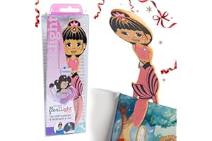 Gifts for Readers & Writers Luz de Lectura Flexilight Pal | Marcador y Luz de Lectura 2 en 1 | Lámpara LED con Clip | Luz de Libro para Leer para Niños, Adultos | Accesorios Libros | Regalo Lectores