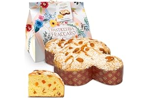 ‎PASTICCERIA FRACCARO 1932 Handgemachte klassische Oster-Taube 750gr - Pasticceria Fraccaro 1932, Osterkuchen mit weichem und duftendem Teig, kandierten Orangenschalen, Mandelglasur und Kristallzucker, Bauletto-Linie