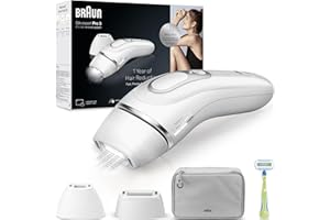 Braun Silk·expert Pro 3 Epilatore Luce Pulsata, Depilatore Corpo Donna, Alternativa All’Epilazione Laser Peli Donna, Epilazione a Casa, Con Custodia, Rasoio Venus, 2 Testine, Idea Regalo, PL3122