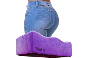 The Original YESINDEED Brazilian Butt Lift Pillow – Dr. Approved for Post Surgery Recovery Seat – BBL Foam Pillow + Cover Bag Firm Support Cushion Butt Support Technology - Purple