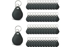 13,56 MHz ISO14443A RFID-nyckelringar, icke-klonbart Fu-dan-chip säkerhetsetikettsystem, godkända IC-kort för dörrtillträde