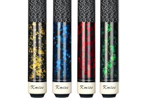 Kmise Queue-Set, 18–21 oz Professionelles Billardqueue aus kanadischem Ahorn, Neuer verbesserter Griff, 4 Farben optional, Queue Wird mit Kreide und Handschuhen geliefert