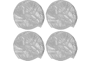 Däckskydd, 4 st däckhylsa vattentätt hjul aluminiumfilm PEVA UV-solskydd ersättningsskydd bil lastbil SUV husvagn (27–29 tum)
