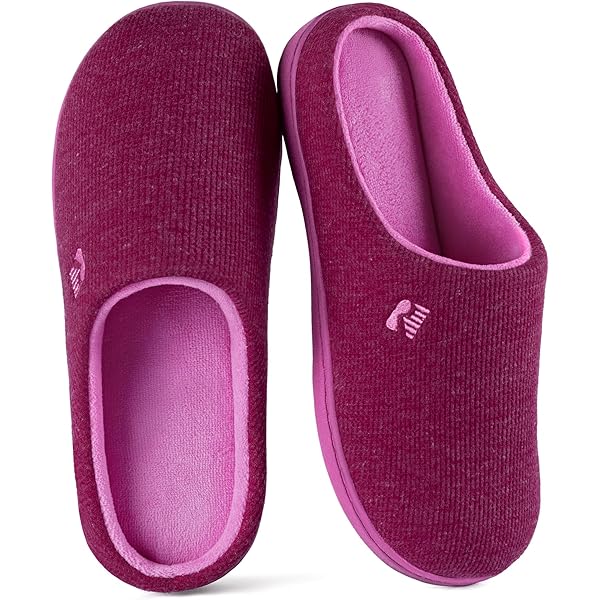 Pantofole Uomo F&T In Cotone A Nido D'Ape – Modello Chiuso, Lavabili, Con Memory Foam, Grigio Scuro, Taglia 43 1/3 EU