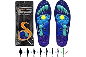 CHANCCI Magnetische Einlegesohlen,Akupressur Schuheinlagen Für Männer Und Frauen,Magnetische Schuheinlagen Akupunktur für Männer Und Frauen Plantarfasziiti,Reflexologie Akupressur Friendship (M)