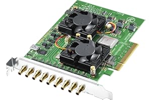 Blackmagic Design DeckLink Quad 2 8x Bi-Directional SD/HD/3G-SDI 8-Lane PCIe Interface Resolutions hasta 1080p60