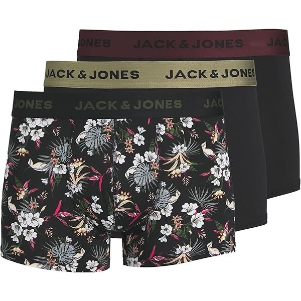 Confezione Da 3 Boxer Rosso Antracite Marine Jack & Jones | La Redoute - Foto 8