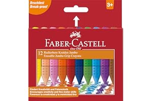 Faber-Castell Jumbo Grip Crayons (Pack of 12)