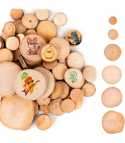 Cerchi Di Legno Artemio 14002849 - 3 Pezzi, Per Decorazione Fai Da Te, Design Naturale, Idee Creative - Foto 13