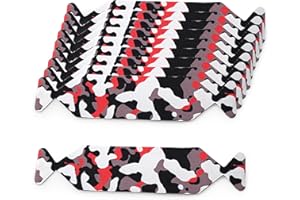 Winjun 10 Pieces Camouflage Replacement Felt Edge for Squeegee 10 x 4.8 cm Squeegee Accessories Fabric Scratch Free Felt for Car Wrapping Squeegee (not included)