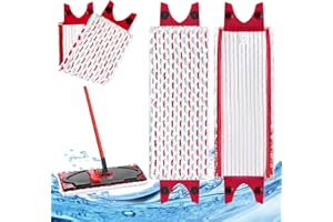 JOYSAL 3 Pièces pour Vileda Recharge UltraMax, Serpillere Recharge pour Vileda Convient à Tous Les Systèmes de Balais à Plats Vileda, pour Tous Types de Sols