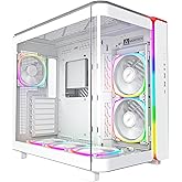 MONTECH King 95 PRO &Ccedil;ift Odacıklı ATX Orta Kule PC Oyun Kasası, Y&uuml;ksek Hava Akışı, Aletsiz Paneller, Sağlam Kavisli Temperli 