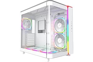 Montech KING 95 PRO Midi-Tower, vetro temperato, ARGB - bianco