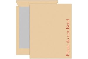 Postmaster Please Do Not Bend Envelopes A4, Hardback, Peel Seal x 10 Pack