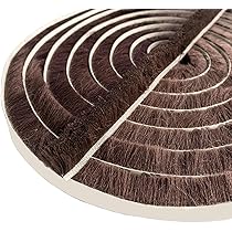 Guarnizione Sottoporta A Spazzola - Paraspifferi 100cm Marrone - Foto 7