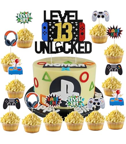 1 Topper Per Torta Happy Birthday Cake Topper Compleanno Cake Topper Compleanno Festa Torte Decorazione Decorazione Oro Decorazione Per Baby Ragazzi - Foto 8