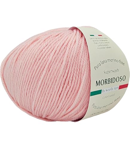 DMC Lana 100% Baby Merino - Gomitolo Da 50g (225m) - Colore 001 Bianco/Giallo - Per Maglieria Neonati E Bambini