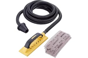 Mirka - handsandningskit - Handy Starter med 80x230 mm slipremsor | Dammfri slipning med sugslang och kardborrefäste för effektiv handsipning och långvarig användning
