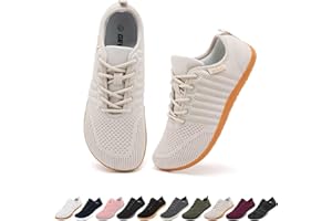 Merdoo Barfußschuhe Damen Herren Barfussschuhe Breite Sneaker Bequeme Leicht Atmungsaktiv Walkingschuhe Fitnessschuhe Traillaufschuhe 37-47 EU