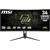 MSI 34" MAG 342CQRF E20, Gaming Monit&ouml;r, UWQHD, 21:9, Curve 1500R, Rapid VA, 200Hz, 0.5ms (GtG, Min.), FreeSync Premium