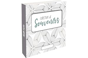 WEB2O Album Photo Grand Format - 500 Photos - 10x15 cm - Collection Souvenir