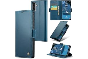 Rerzoiro Coque pour Samsung Galaxy A36 5G, Étui Housse en RFID Protection Premium PU Cuir Portefeuille Rabat Case Magnétique Stand Antichoc, Étui Case pour Samsung Galaxy A36, Bleu