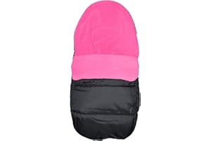 FOR YOUR LITTLE ONE Car Seat Footmuff/Cosy Toes Compatible with ABC Design Hazel - Pink Rose