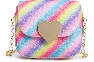 VOLGANIK ROCK Cute Little Handbag Heart Design Girls Purse Little Grils Crossbody Bag Shoulder Bag for Girls Toddler