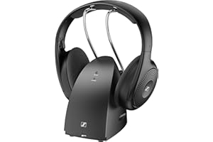 Sennheiser RS 120-W Black/Auriculares ONEAR INALÁMBRICOS