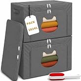 RICHXEL Cajas Almacenaje Ropa GRANDES Pack. 66L&hellip;" | "RICHXEL Cajas Almacenaje Ropa medianas 24L &middot; Pack de 2 (48L total) &mdash; Arm