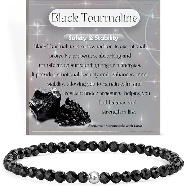 Bracciale In Pietra Naturale Onice Nero Opaco - Perle Tonde 4mm, Elastico, Gioiello Unisex Regalo
