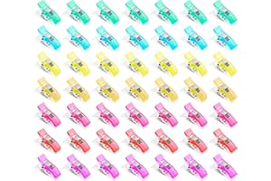 XCZYN Mollette da cucito per tessuto e trapuntatura, in plastica, per cucito, sartoria, artigianato, oggetti da appendere (50 pezzi)