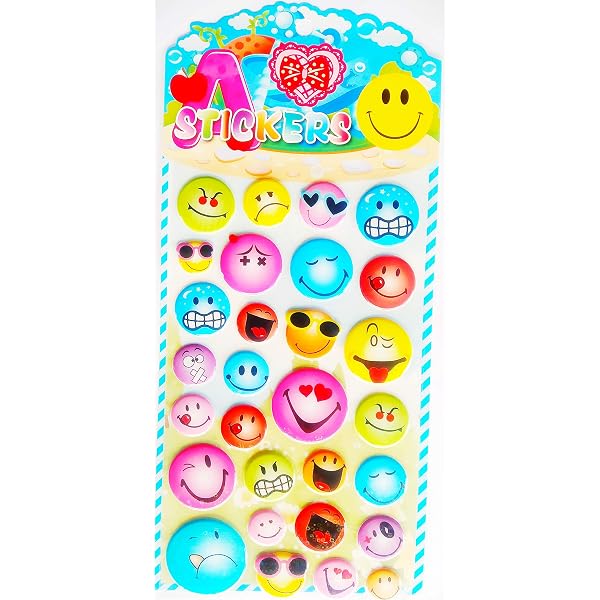 Trend Enterprises Emoji Cheer Stinky Stickers - 60 Scratch & Sniff Stickers, Orange Scent