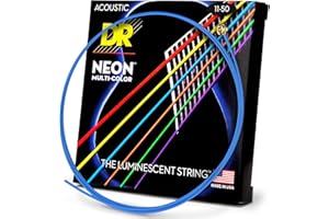 DR STRINGS DR String MCA-11 Multi-Color Jeu de cordes pour guitare acoustique