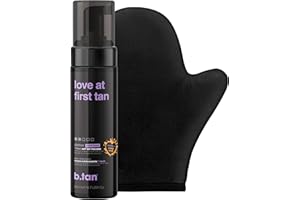 b.tan Mousse Autobronzante | Fall In Love At First Tan Bundle - Self Tan, Self Tanning Foam, Fake Tan, Sunless Tanner, Vegan, Cruelty Free, 200ml