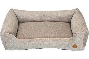 JACK AND VANILLA, Coussin pour Chien, Modèle Riga Sofa, Couleur Beige, Taille L, 100 x 70 x 27 cm