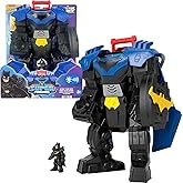 Fisher-Price Işıklı, sesli ve hareketli Imaginext DC Super Friends Batman U&ccedil;uş Aracı, 7,5 cm'lik aksiyon fig&uuml;r&uuml;, fırlatıcı ve