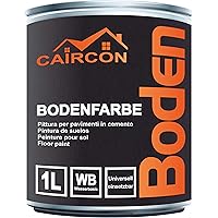 CAIRCON Bodenfarbe Betonfarbe | 1L Anthrazitgrau | Fußbodenfarbe Betonbodenfarbe Bodenbeschichtung für Beton Estrich…