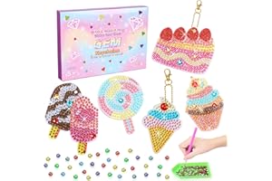 YASHUO Gifts for 6-7-8-10 Year Old Girls,Crafts Presents for 6 7 8 9 10 11 Year Old Girls Art and Craft Set for Kids 6-12 Diamond Painting Mosaic Kits Toy for Girl Age 6-12 Years Old Girl Birthday Presents