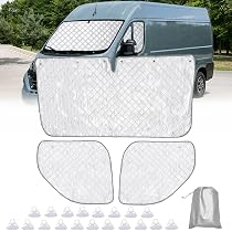 Housse De Pare-brise Pour Fiat Ducato Panel Van | Protection Extérieure Anti-UV, Gel Et Poussière Avec Sac De Rangement