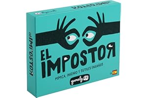 Gamely El Impostor | Divertido Juego de mímica e identidades secretas en Formato de Bolsillo – mentiras, conjeturas y Gestos discretos para Adultos, jóvenes y familias (Segunda Edición)