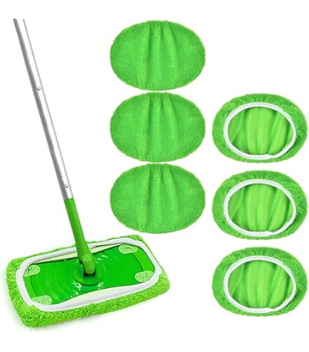 Vicloon herbruikbare moppads voor Swiffer WetJet, 3 stuks dweil