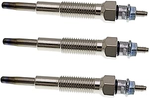 JEENDA Mover Parts 3PCS Glow Plug for Ford Tractor 1100 1110 1120 1200 1210 1215 1220 1300 1320 1510 1530 1620 1630 1710 1715 1720 1725 1910 1925 1990 2110 3412