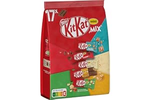 KitKat - Mini Mix - Chocolat Lait, Blanc, Noisettes, Caramel - 240.9g