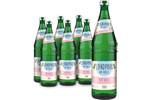 ‎LANDPARK Landpark Bio-Mineralwasser Naturell, 6 x 0,75 l in Glasflaschen - ohne Kohlensäure - Reich an wichtigen Nährstoffen wie Calcium und Magnesium