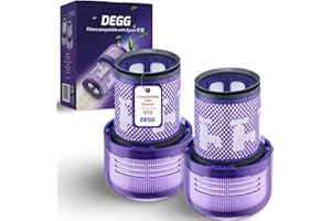 DEGG Filtro Hepa - Compatible con Aspiradoras Dyson V12 Detect Slim Filtros Lavables Repuestos Aspiradora Originde Duradero - 2 Unidades