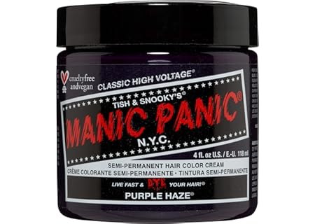 Manic Panic Purple Haze Classic Creme Halvpermanent Hårfärg, Lila, 118 ml - Amazon Deal & Rabatt