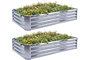 KINI MOX Letto per Orto Rialzato (Rectangle, 4x3x1 FT)