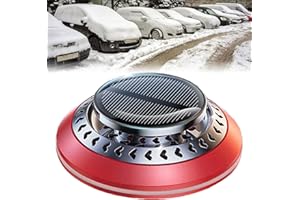 Qoobom Bikenda Elektromagnetische molekulare Interferenz Frostschutzmittel Schnee Entfernung Instrument, Fahrzeug Mikrowelle Molekular Enteisung Instrument, Auto Diffusoren für ätherische Öle (rot)